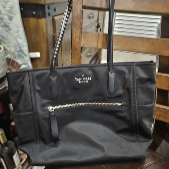 Kate Spade Black Nylon Briefcase - Picture 2 of 4